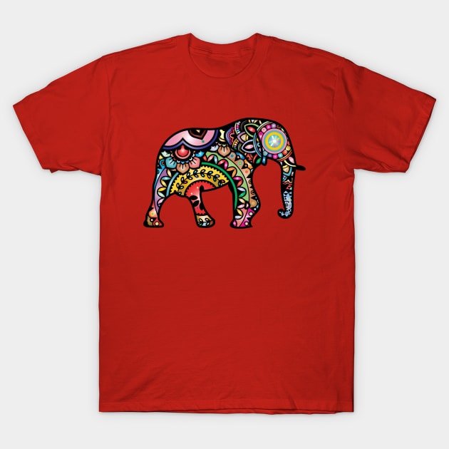 Elephant Body T-Shirt by Mako Design 